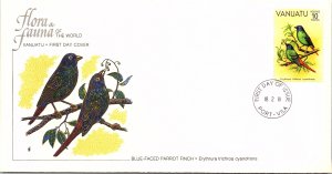 Vanatu, Worldwide First Day Cover, Birds, Flowers