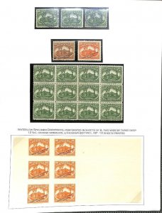 GUATEMALA SCOTT #202 SPECIMENS OFICIAL UNUSED & USED STAMP GROUPING (x30) (1922)