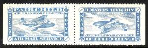 CANADA CL12a Mint '26 25c ultra Fairchild tete-beche