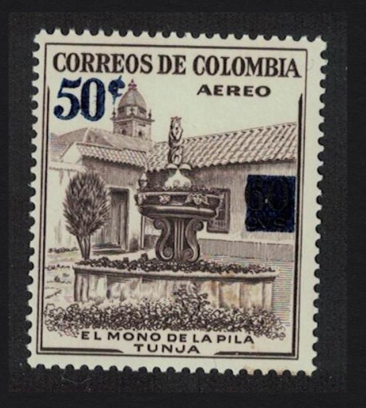 Colombia Monkey Fountain Tunja Surch 1v SG#960 SC#C321