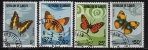 Butterflies - #471-74(4) - used