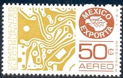 Export Emblem & Circuit Board, Mexico stamp SC#C594 MNH