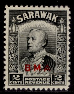 SARAWAK GVI SG127, 2c black, NH MINT.