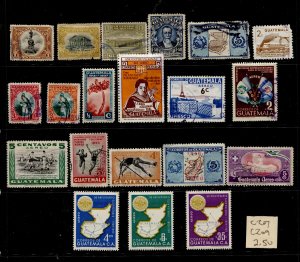 Guatemala #Selection of 20 Mint & Used Issues