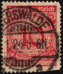 1923, Germany, 10pfg, Used, Sc 325