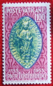 VATICAN CITY 1953 Episcopal Seal of Peter Lombard MNH Scott# 173 SG# 196