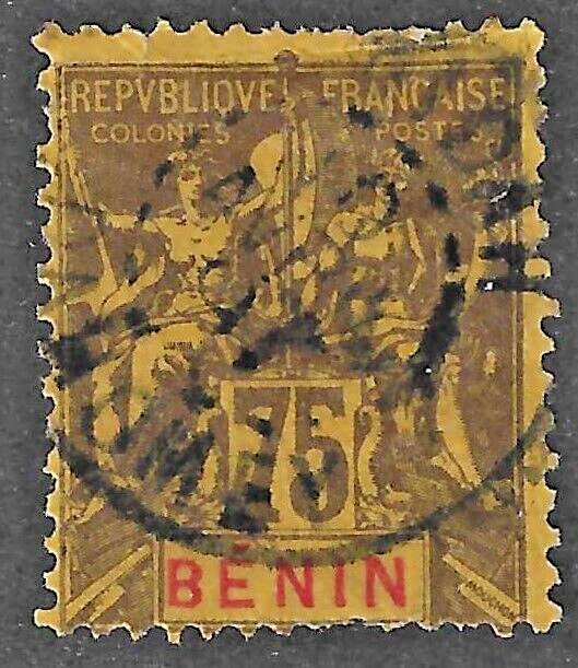 Benin (1894) - Scott #  44,  Used