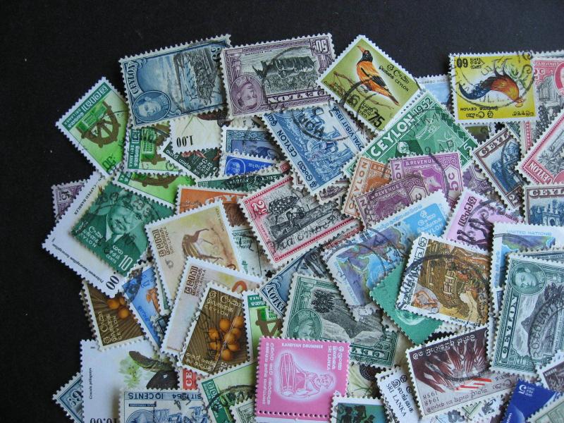 Hoard breakup mixture 150 CEYLON/SRI LANKA Duplicates & mixed condition