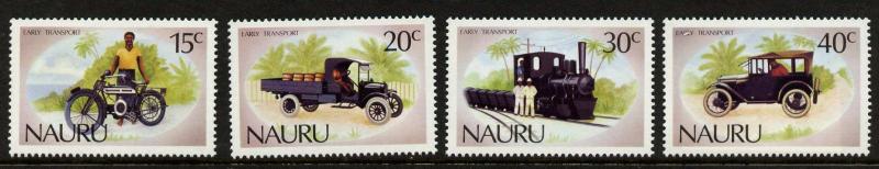 Nauru 317-20 MNH Car, Train, MotorCycle