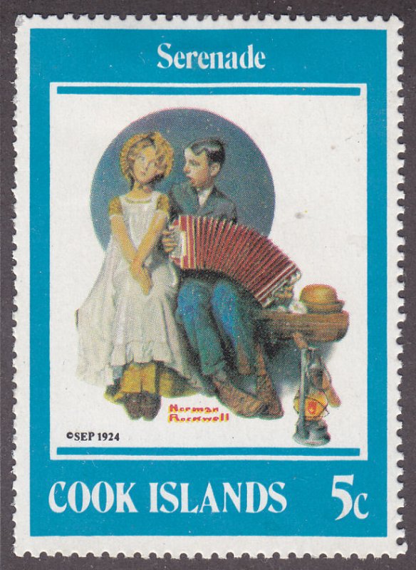 Cook Islands 683 Norman Rockwell 1982