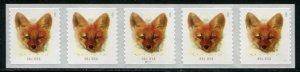 5743 US 40c Red Fox SA coil, MNH PNC/5 #B11111 w/back #