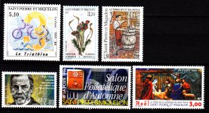 St Pierre & Miquelon 610-3, 632-3 mnh