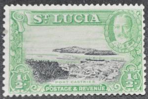 DYNAMITE Stamps: St. Lucia Scott #95  UNUSED