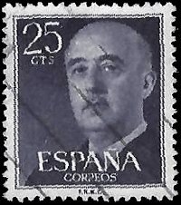 SPAIN   #818 USED (1)