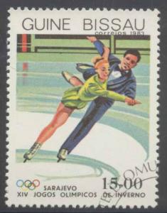 Guinea Bissau ~ #510 ~ Olympics - Figure Skating ~ Used CTO