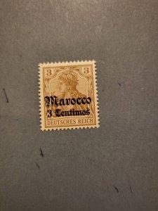 Stamps German Offices in Morocco Scott #20  hinged