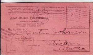 1909, Registry Return Receipt, Berkeley, CA to Chicken, AK (38165)