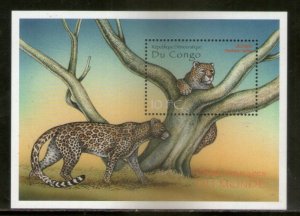 Congo MNH S/S 1519 Leopards 2000