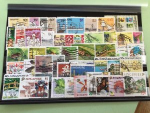 Singapore 1980 to 1992 used  stamps Ref A9048