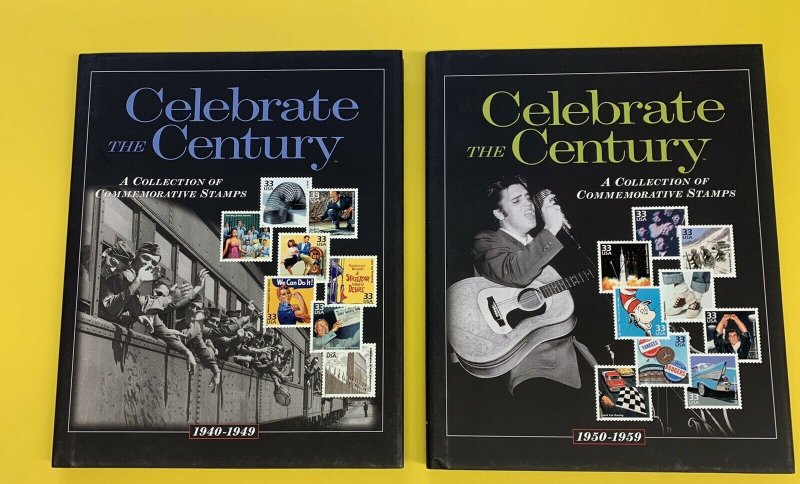 Celebrate The Century: Set of 10 Hardbound Books in a Slipcase, Without Stamps 