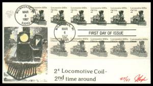 #2226 Locomotive 1870s Pugh FDC