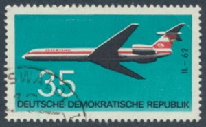 German Democratic Republic  SC# 1368  Aircraft  Jet   Used    see details & s...