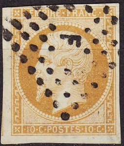 FRANKREICH FRANCE [1853] MiNr 0012 II ( O/used ) [19]