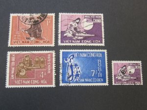 Vietnam 1966 Sc 287-91 set FU