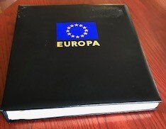 Europa Album with 576 NH Stamps from all European Countries - Huge CV