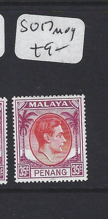 MALAYA PENANG  (P1705B)  35C  KGVI  SG17   MOG