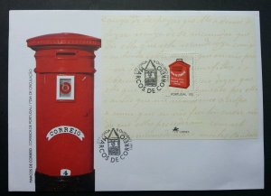 *FREE SHIP Portugal Postbox 1993 Mailbox Post Box Pillar Postal (FDC)