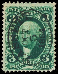 U.S. REV. FIRST ISSUE R18c  Used (ID # 116653)