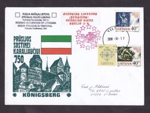 Lithuania FILOP Envelope. Prussia. Konigsberg. Genocide Day.