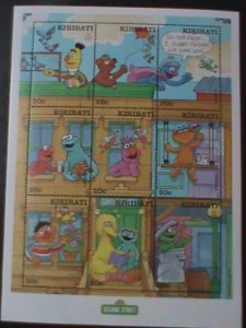 KIRIBATI-FAMOUS TV SHOW-SESAME STREET-MNH SHEET LAST ONE WE SHIP TO WORLD WIDE