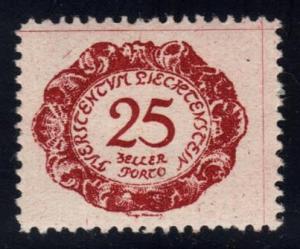 Liechtenstein #J5 Postage Due; Unused