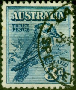 Australia 1928 3d Blue SG106 Good Used