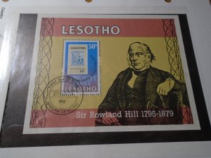 Lesotho  #  277  used  FDC cancel  Stamp on Stamp