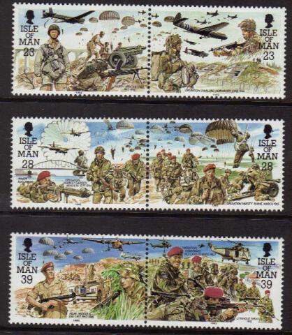 Isle of Man #499-504 MNH Pairs
