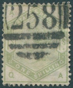 Great Britain 1883 SG196 1s dull green QV FU (amd)