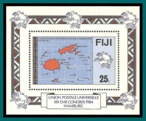 Fiji 1984 UPU Congress, MS MNH  #513,SGMS679