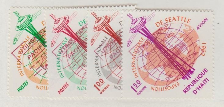 Haiti Scott #503a-504a,C206a-C207a Stamp - Mint NH Set