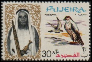 Fujeira 9 - Mint-NH - 30np Sheik / Falcons (1964)