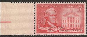# 1086 MINT NEVER HINGED ALEXANDER HAMILTON