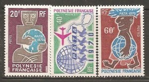 French Polynesia SC  258-60  Mint Never Hinged