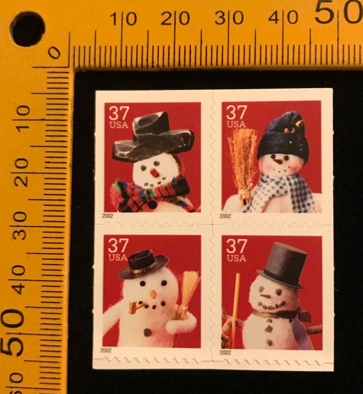 3688 to 3691 Block of 4, Self Adhesive