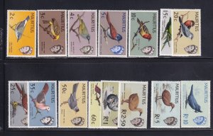 Mauritius Scott # 276 - 290 Set VF OG never hinged cv $ 66 ! see pic !