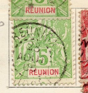 Reunion 1900-05 Early Issue Fine Used 5c. 271583