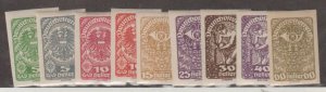 Austria Scott #227-235 Stamp - Mint Set