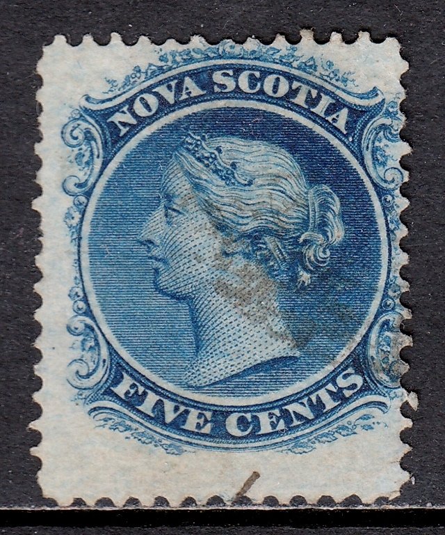 Nova Scotia - Scott #10 - Used - Light thin at top - SCV $9.00