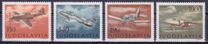 Yugoslavia, 1978, Airplanes, Air Force Day, Mi#1721-4, MNH,++